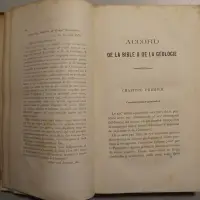 Accord de la Bible et de la Géologie dans la Création de six Jours dans le Récit de Déluge mosaïque et dans l'Époque de l'Apparition de l'Homme