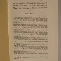 De demografische evolutie in Assenede, Bassevelde, Boekhoute, Ertvelde, Oosteeklo en Watervliet gedurende de 17e en 18e eeuwen