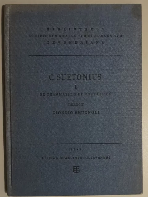 C. Suetoni Tranquilli praeter caesarum libros reliquiae