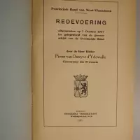 Redevoering uitgesproken op 1 october 1945 ter gelegenheid van den gewonen zittijd van den Provincialen Raad