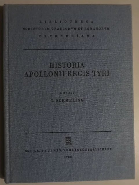 Historia Apollonii Regis Tyri