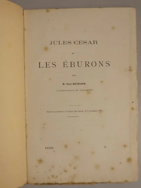 Jules César et les Éburons