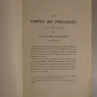 Les comptes des indulgences en 1488 et en 1517-1519 dans le diocèse d'Utrecht