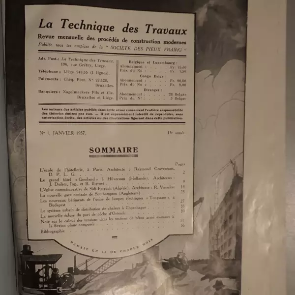 La Technique des Travaux