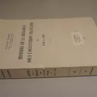 Histoire de la Belgique sous l'occupation française en 1792 et 1793