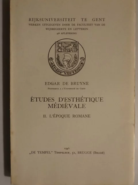Études d'esthétique médiévale. II. L'époque romane