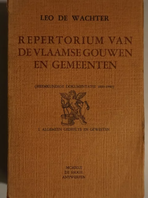 Repertorium van de Vlaamse gouwen en gemeenten (Heemkundige dokumentatie 1800-1940 (4 vol.) / 1940-1950 (2 vol.)) (volledig)