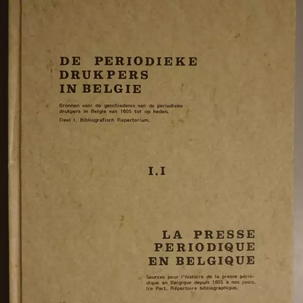 De periodieke drukpers in België / La presse périodique en Belgique