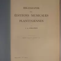 Bibliographie des Éditions musicales plantiniennes