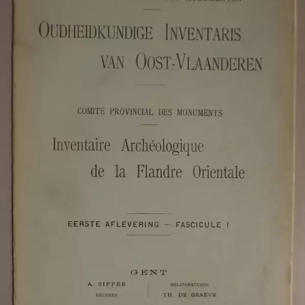 Oudheidkundige inventaris van Oost-Vlaanderen / Inventaire archéologique de la Flandre Orientale