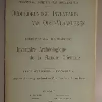 Oudheidkundige inventaris van Oost-Vlaanderen / Inventaire archéologique de la Flandre Orientale