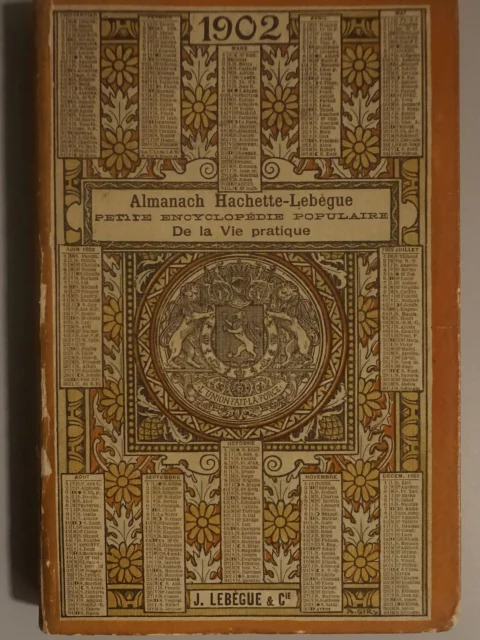 Almanach Hachette-Lebègue 1902
