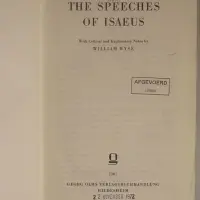 The speeches of Isaeus