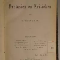 Litterarische Fantasien en Kritieken