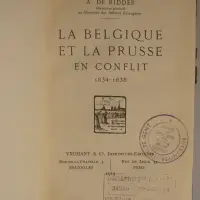 La Belgique et la Prusse en conflit. 1834-1838