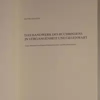 Das Handwerk des Buchbindens in Vergangenheit und Gegenwart