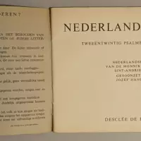 Nederlands psalter. Tweeëntwintig psalmen en een kantiek