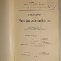 Introduction à la Physique Aristotélicienne