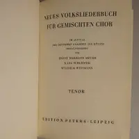 Neues Volksliederbuch für gemischten Chor im Auftrag der Deutschen Akademie der Künste herausgegeben