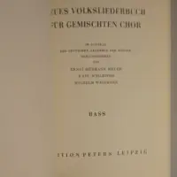 Neues Volksliederbuch für gemischten Chor im Auftrag der Deutschen Akademie der Künste herausgegeben