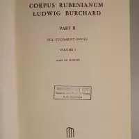 Corpus Rubenianum Ludwig Burchard part II. The Eucharist series