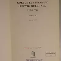 Corpus Rubenianum Ludwig Burchard part VIII. Saints
