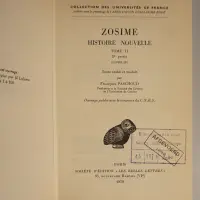 Zosime Histoire nouvelle