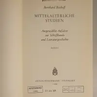 Mittelalterliche Studien. Ausgewählte Aufsätze zur Schriftkunde und Literaturgeschichte