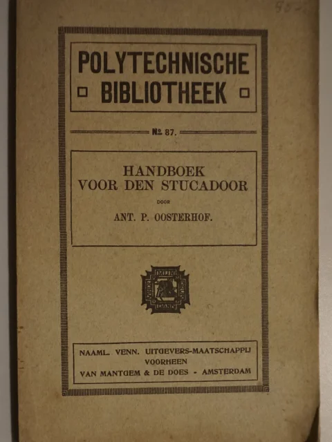 Handboek voor den stucadoor