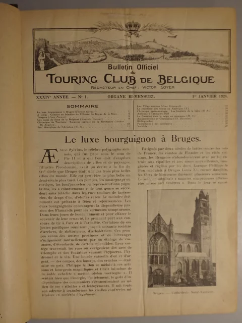 Bulletin officiel du Touring Club de Belgique 1928