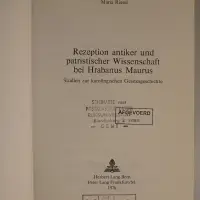 Rezeption antiker und patristischer Wissenschaft bei Hrabanus Maurus