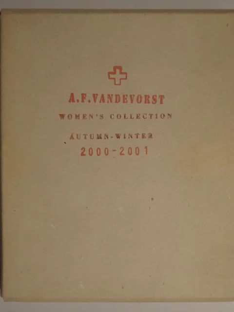 A.F. Vandevorst. Women's Collection Autumn-Winter 2000-2001