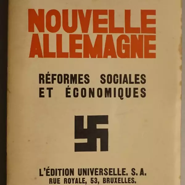 Nouvelle Allemagne. Réformes sociales et économiques