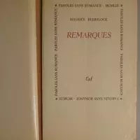 Remarques - Paroles sans Romance