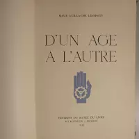 Recueil des planches d'art 1932-1933 + D'un age à l'autre