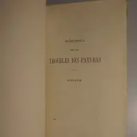 Mémoires de Martin Antoine del Rio sur les troubles des Pays-Bas durant l'administration de Don Juan d'Autriche 1576-1578