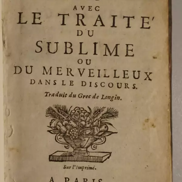 Oeuvres diverses du sieur D*** avec le traité du sublime ou du merveilleux dans le discours