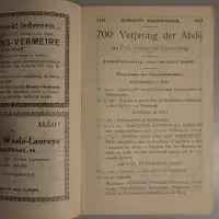 700e verjaring der abdij van O.L.Vrouw van Roosenberg. Jubelviering den 18 juli 1937