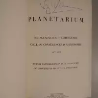 Planetarium. Lezingencyclus sterrenkunde / Cycle de conférences d'astronomie 1977-1978