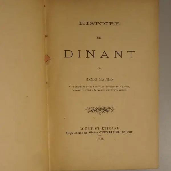 Histoire de Dinant