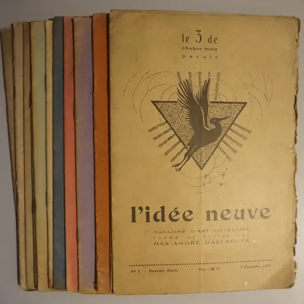 l'idée neuve. magazine d'art littéraire