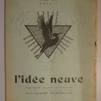 l'idée neuve. magazine d'art littéraire