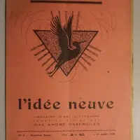 l'idée neuve. magazine d'art littéraire