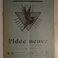 l'idée neuve. magazine d'art littéraire