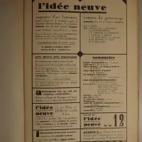 l'idée neuve. magazine d'art littéraire