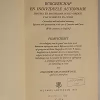 Burgerschap en individuele autonomie. Epicurus en epicureïsme in het oordeel van Lucretius en Cicero