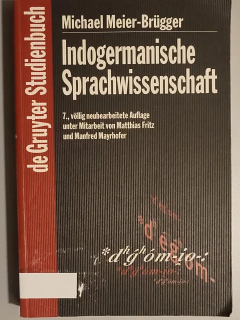 Indogermanische Sprachwissenschaft