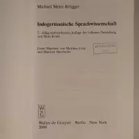 Indogermanische Sprachwissenschaft