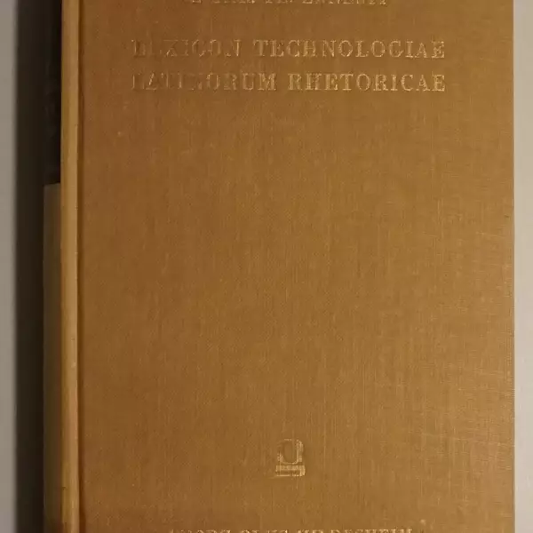 Lexicon technologiae Latinorum rhetoricae