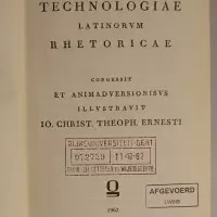 Lexicon technologiae Latinorum rhetoricae